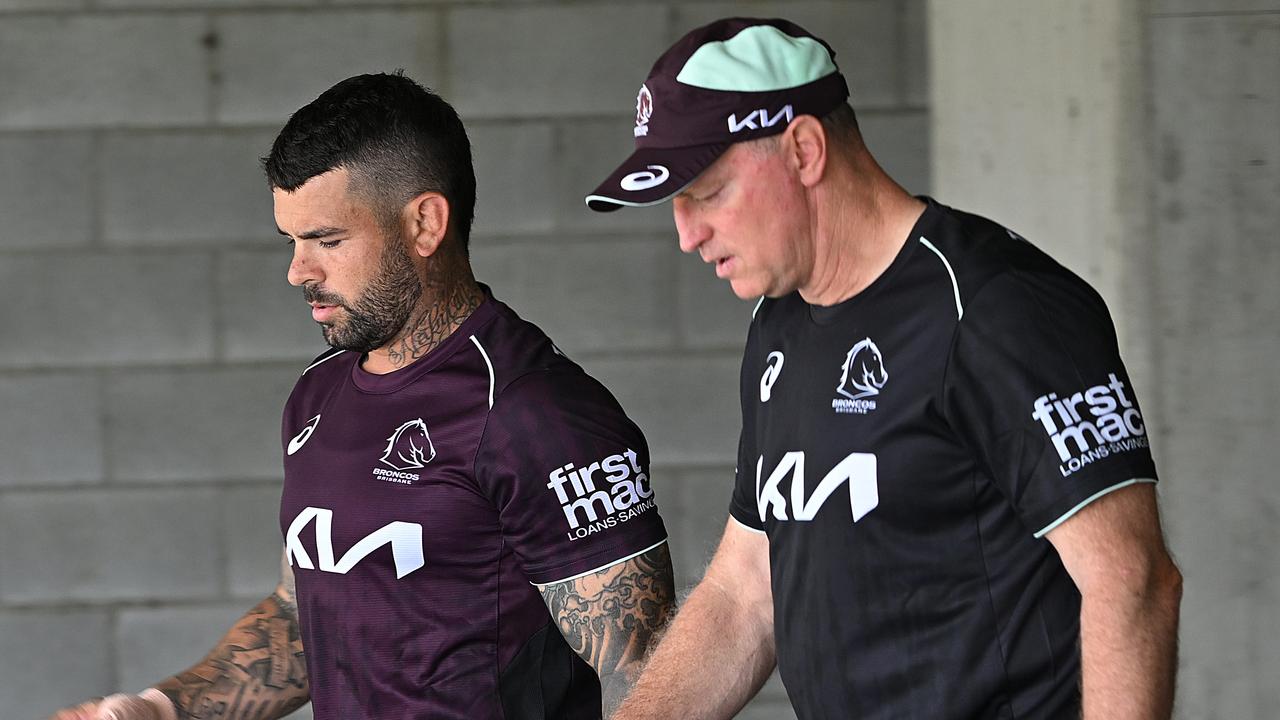 25/11/2024: Broncos training at Red Hill, Brisbane. pic: Lyndon Mechielsen/Courier Mail