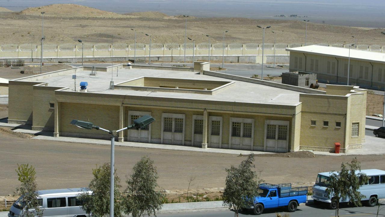 The Iranian nuclear power plant of Natanz, 270 km south of Tehran. Picture: Henghameh Fahimi/AFP