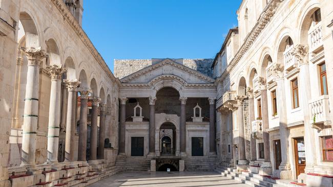 The Temple of Diocletian in Split, Croatia.