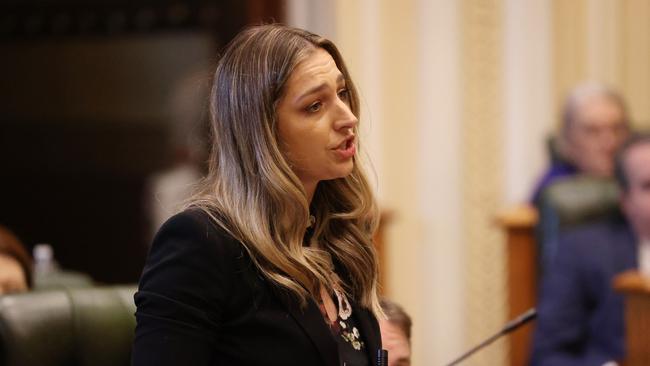 Laura Gerber MP at Queensland parliament. Picture: Liam Kidston.