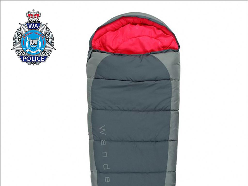Detectives are still searching for the sleeping bag. Picture: WA Police