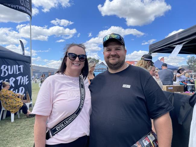 Tammy and Brett Street at the 2024 Meatstock Festival at Bendigo Showgrounds. Photo: Himangi Singh