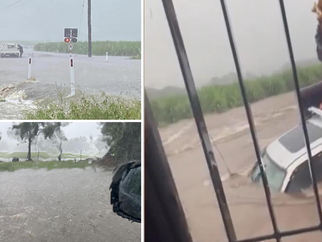 ‘400mm coming’: Flash floods, cars swallowed as deluge slams 700km of Qld coastline