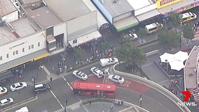 Emergency services rush to the scene. Picture: 7NEWS