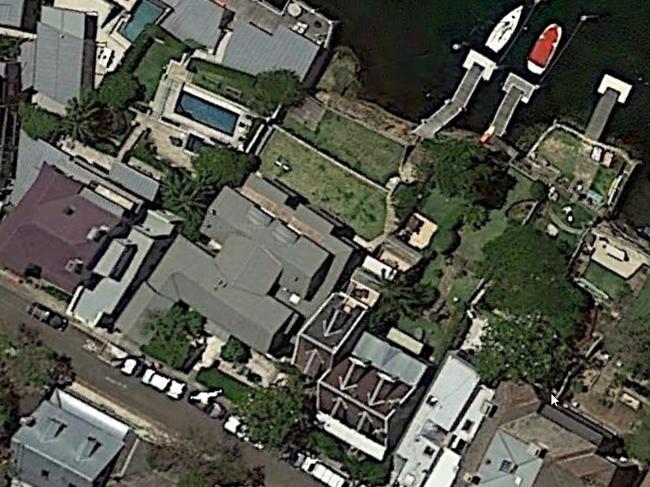 An aerial image of the Wharf Rd property. Source: Google Earth