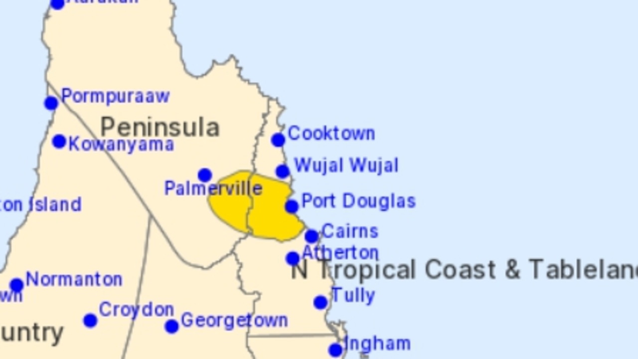 Cairns Weather Bureau Of Meteorology Warns Of Severe Storms Heavy Rain And Flash Floods Herald Sun