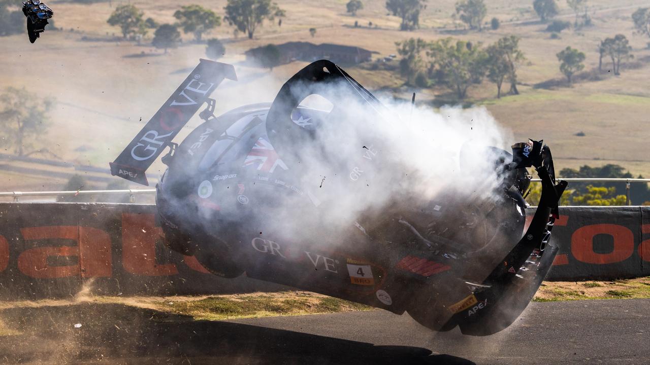 Supercars team owner airborne in terrifying Bathurst crash