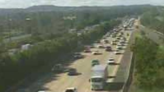 Pacific Motorway northbound at Helensvale. Picture: TMR