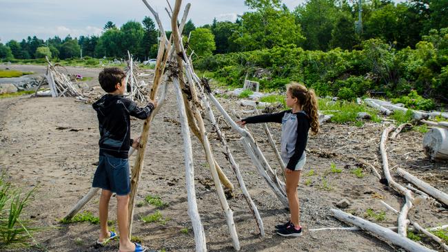 A teepee could last the entire holiday done right.