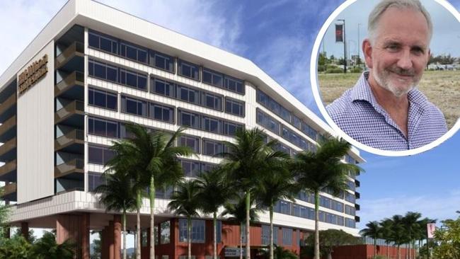 HHNQ director Michael Graham looks forward to construction commencing on the Hilton Garden Inn Townsville project. Picture: Supplied.