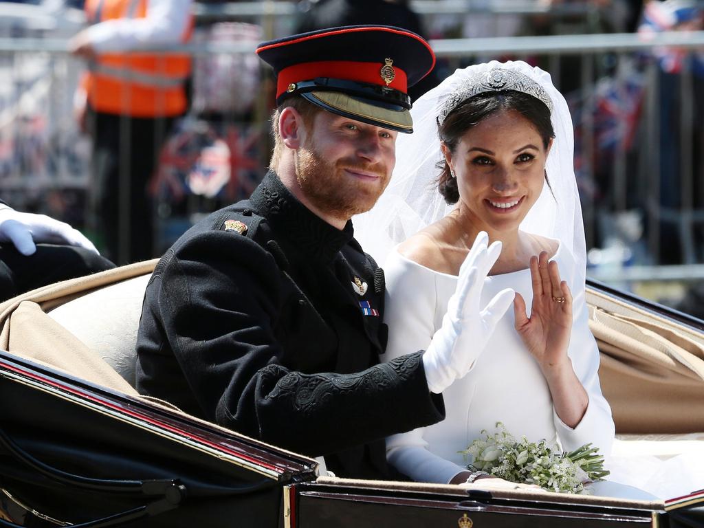 In his memoir, Prince Harry said his brother was unhappy that he was allowed to keep his beard on his wedding day to Meghan Markle. Picture: Getty Images