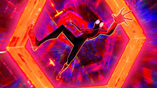 Miles Morales falls into the Spider-Verse. Picture: Sony