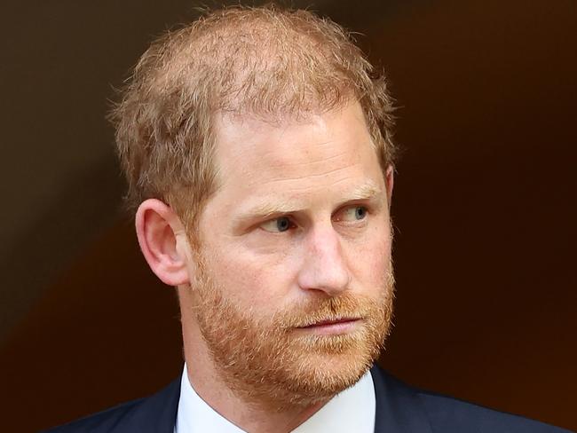 LONDON, ENGLAND - MAY 08: Prince Harry, The Duke of Sussex departs The Invictus Games Foundation 10th Anniversary Service at St Paul's Cathedral on May 08, 2024 in London, England. (Photo by Chris Jackson/Getty Images for Invictus Games Foundation)