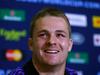 LONDON, ENGLAND - SEPTEMBER 22: Sam Cane of the All Blacks during a New Zealand All Blacks media session at the Lensbury on September 22, 2015 in London, United Kingdom. (Photo by Phil Walter/Getty Images)