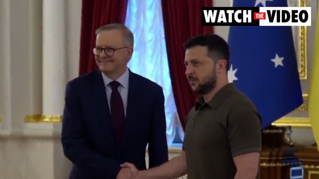 Anthony Albanese makes a visit to war-torn Ukraine (9NEWS)