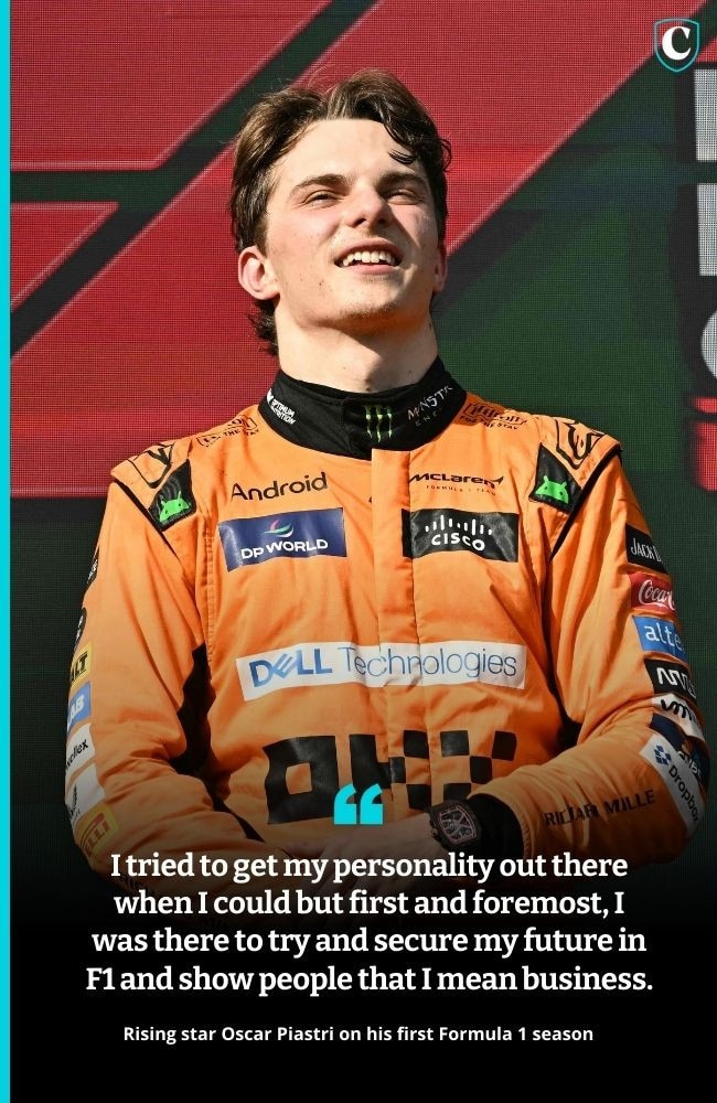 Melbourne's Oscar Piastri reflects on his first season in F1.