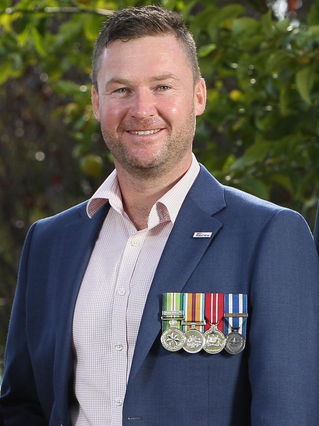 BAE’s Jeremy Satchell who is also a ADF veteran. Picture Emma Brasier