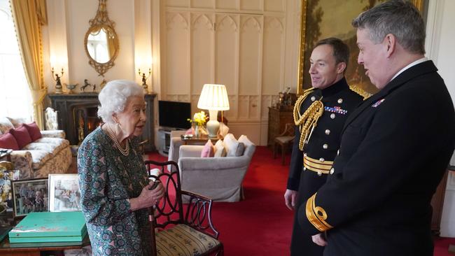 The Queen said she ‘can’t move’ last week. Picture: Steve Parsons/WPA Pool/Getty Images