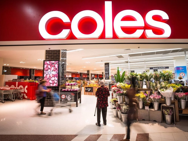 Self service is the checkout choice for 75 per cent of customers at Coles. Picture Ian Waldie Bloomberg via Getty Images