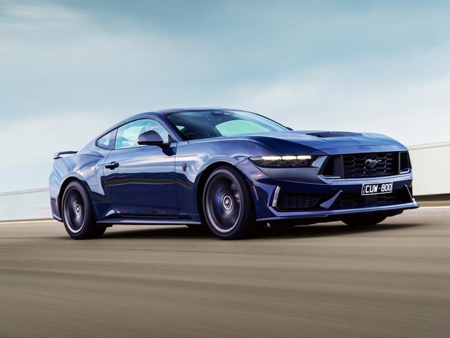 EMBARGO FOR TWAM, 14 DECEMBER 2024. FEE MAY APPLY. 2025 Ford Mustang Dark Horse. Wheels Car of the Year. Photo: Supplied