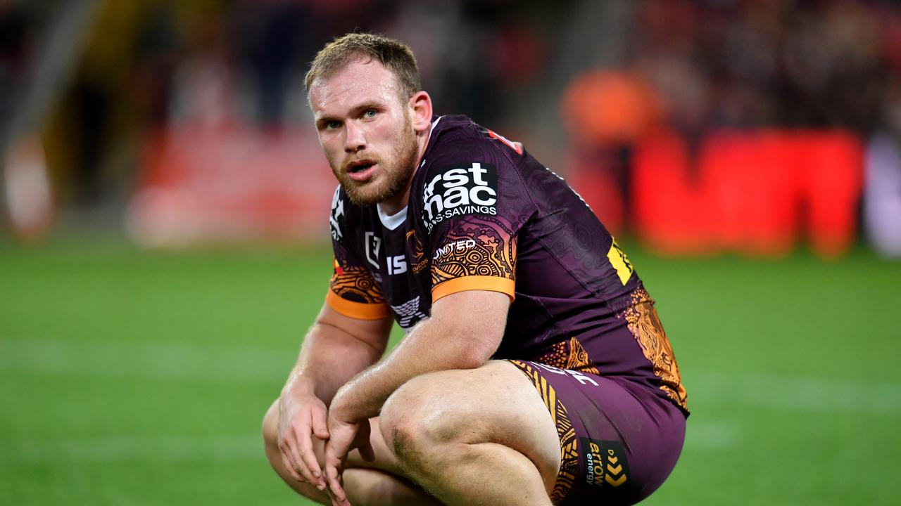 Lodge concedes he was hard on Brisbane teammates during their two years of heavy losses. Picture: AAP Images