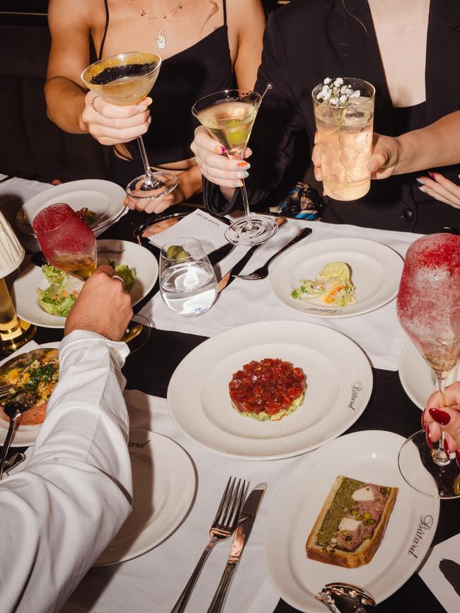 From the cold seafood bars to the cocktail and desert trolleys that roam the room – there is always something to look at. Picture: Supplied