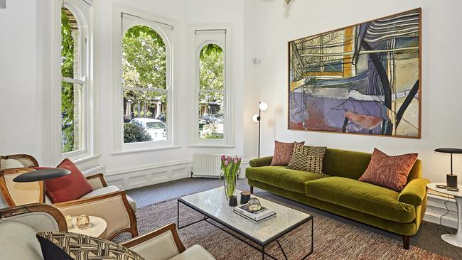 A cosy living room at the front of the house.