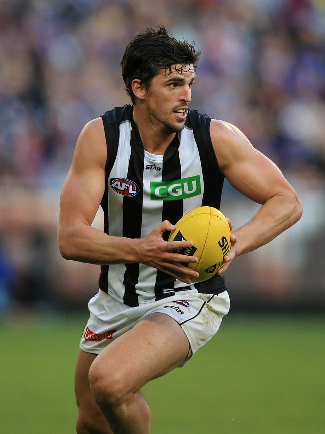 Scott Pendlebury is in line to become Collingwood’s games record holder.