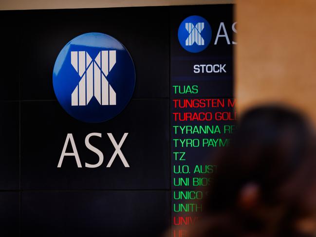 SYDNEY, AUSTRALIA - NewsWire Photos, October 29 2024. GENERIC. Stocks. Finance. Economy. Stock price ticker of the Australian Stock Exchange, ASX, at their offices on Bridge Street. Picture: NewsWire / Max Mason-Hubers