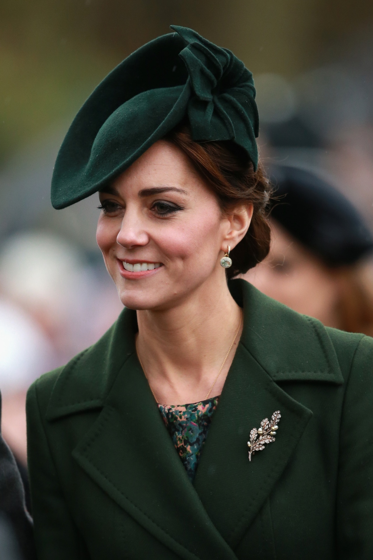 <h3>Amethyst earrings</h3><p>In celebration of their first official Christmas together, Prince William gifted his new wife a pair of green amethyst earrings designed by Kiki McDonough in 2011, which she then wore to the day&rsquo;s church service.&nbsp;</p>