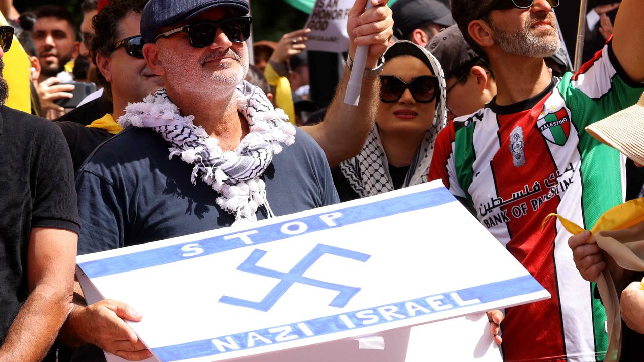 High profile restaurateur charged over Nazi sign at pro-Palestine protest march