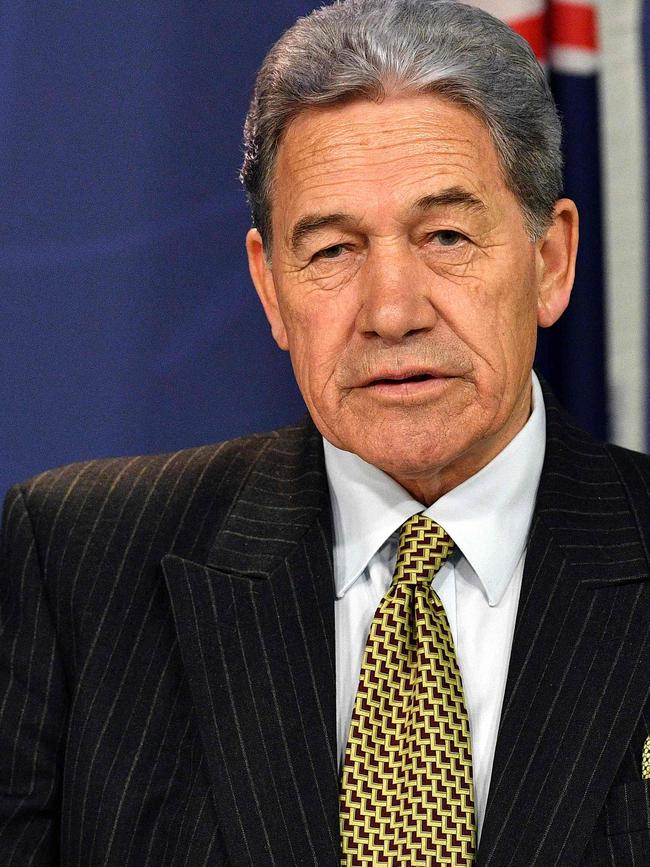 New Zealand foreign minister Winston Peters. Picture: Saeed Khan/AFP