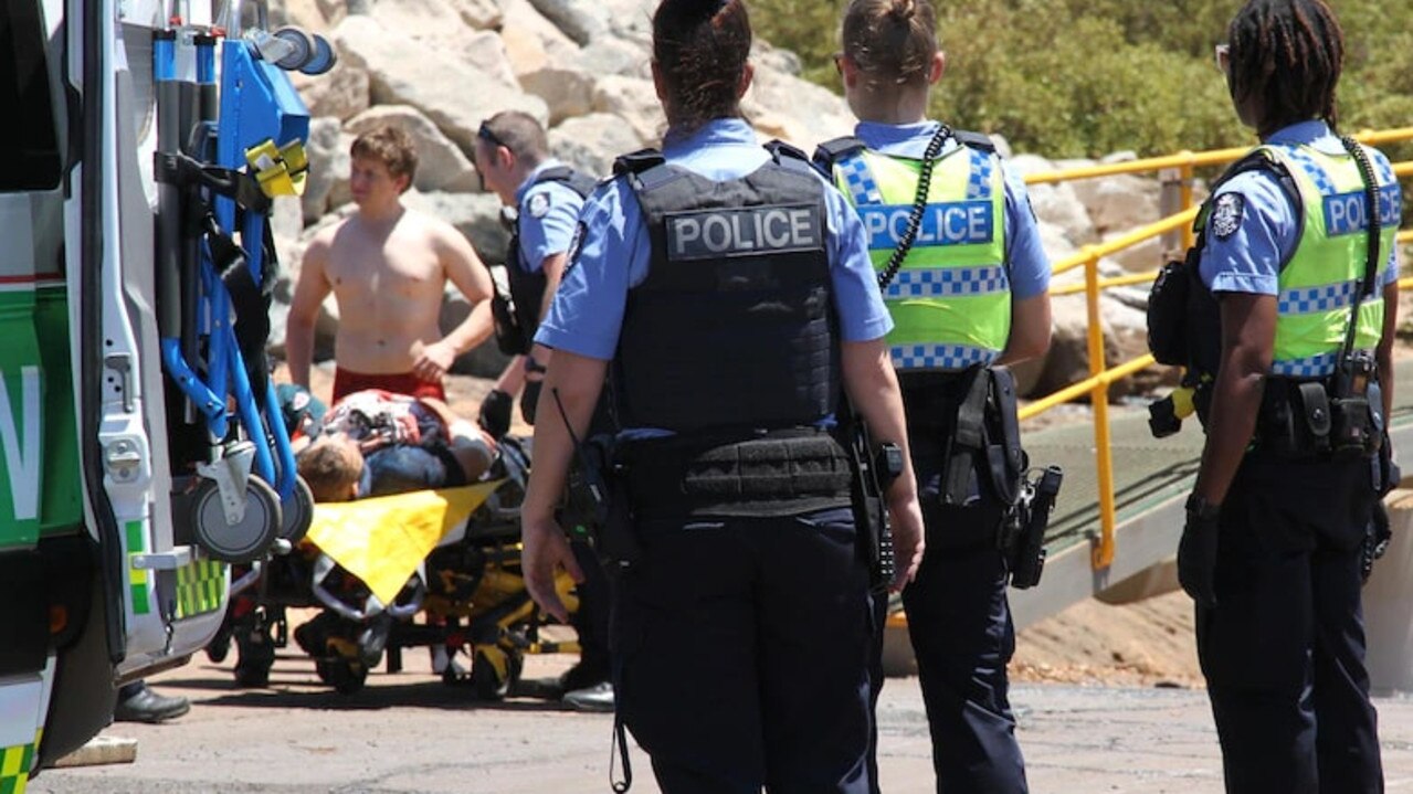 Two ambulance crews rushed to treat the man. Picture: ABC