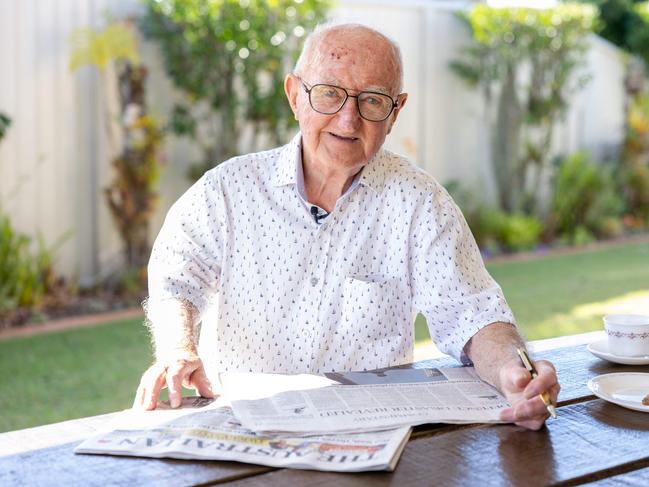 Don Piper has been a subscriber to The Australian since the paper's inception in 1964. Picture by Luke Marsden.