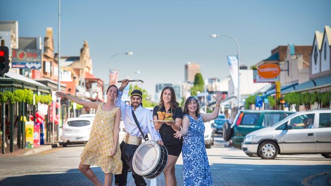 Unley’s King William Rd is a celebration of food, wine, shopping and culture. Pic: Roy VanDerVegt