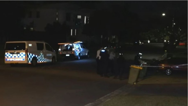 Scene of the alleged stabbing at Southport. Picture: 9 News Gold Coast