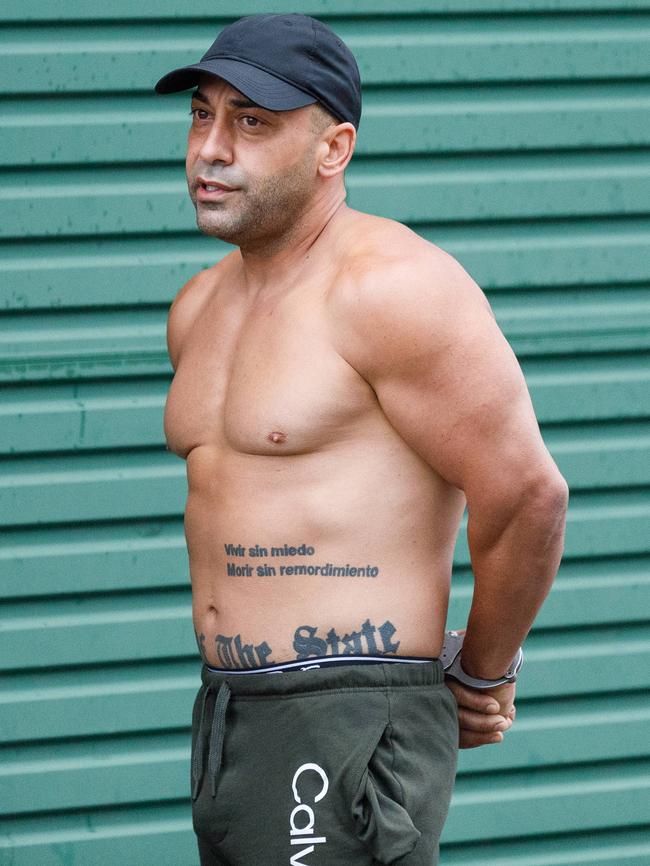 Police have charged Ayman Manly (pictured) over the shooting murder of Mohammad Chami at Holroyd in March 2022. Picture: Max Mason-Hubers