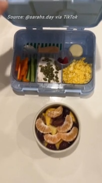 Influencer divides with son's 'healthy' lunchbox