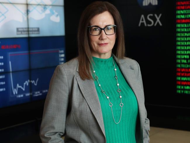 17/8/23: ASX Limited CEO Helen Loftho at the ASX in Sydney. John Feder/The Australian.