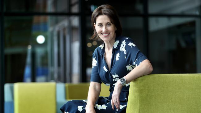 The ABC Melbourne mornings show hosted by Virginia Trioli lost half its audience between mid-2021 and mid-2022. Picture: David Geraghty / The Australian.