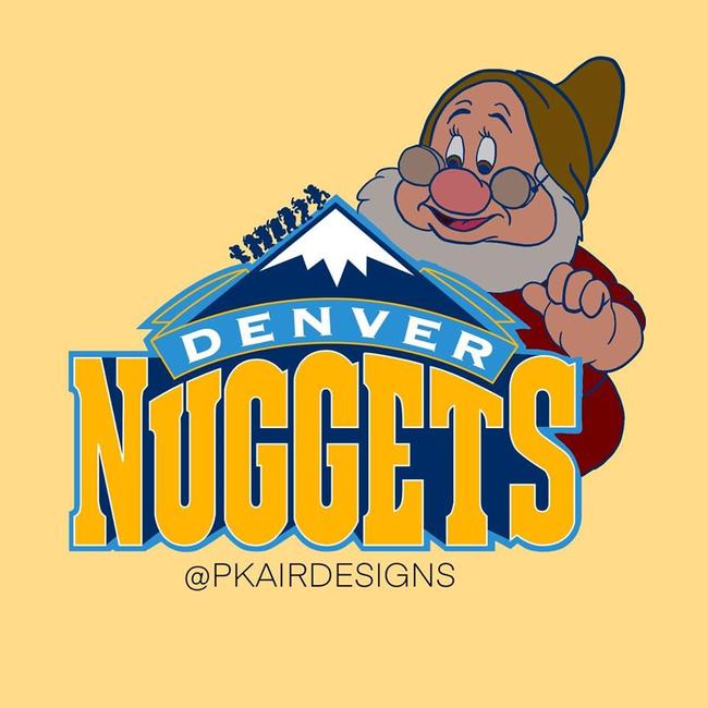 Denver Nuggets v Snow White and the Seven Dwarfs. Picture: pkairdesigns/Instagram