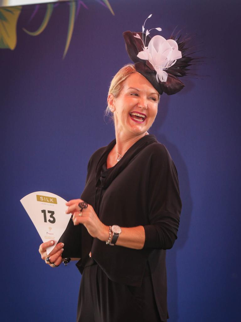 Christie Knox at the 2021 Darwin Cup Carnival Derby Day. Picture: Glenn Campbell