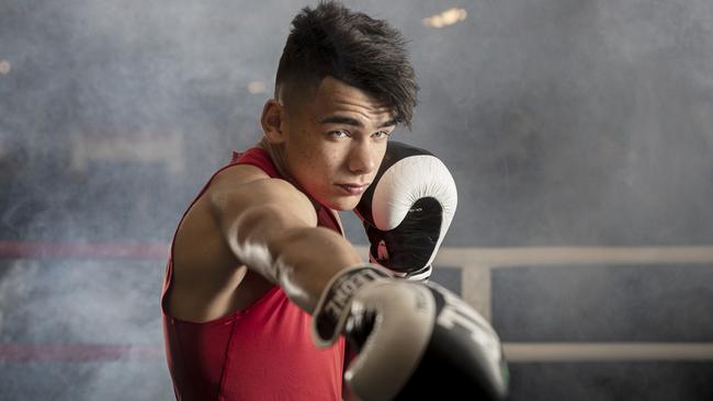 Amateur boxer Callum Peters will travel attend a training camp with the Australian Futures Squad at the AIS next month. Picture: Simon Cross