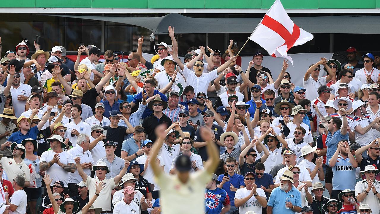 The Barmy Army certainly bring the atmosphere. Photo: AAP Image/Dave Hunt