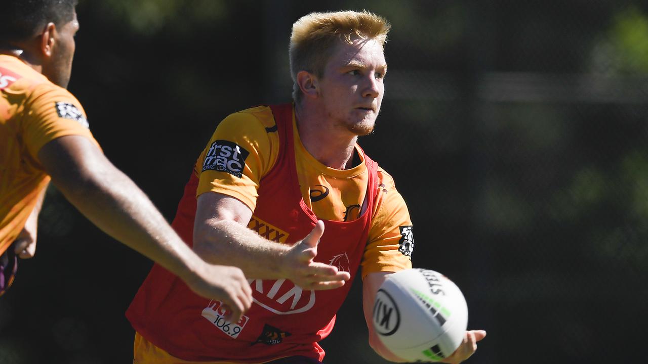 Brisbane’s arch rivals the Cowboys are determined to lure Broncos rookie Tom Dearden to Townsville. Picture: Albert Perez/Getty Images