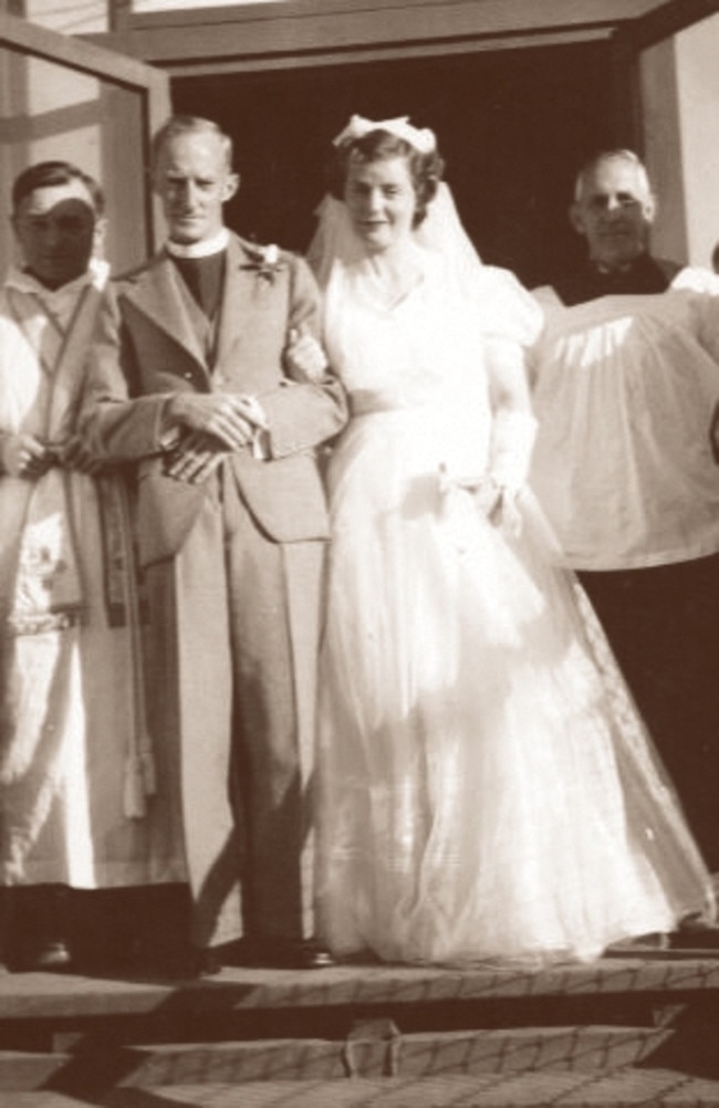 Percy and Isabel on their wedding day on June 8, 1943. Picture: Courtesy of St Francis House Project