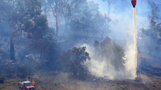 Bushfire at Andersons Rd Broadmarsh. Picture: NIKKI DAVIS-JONES