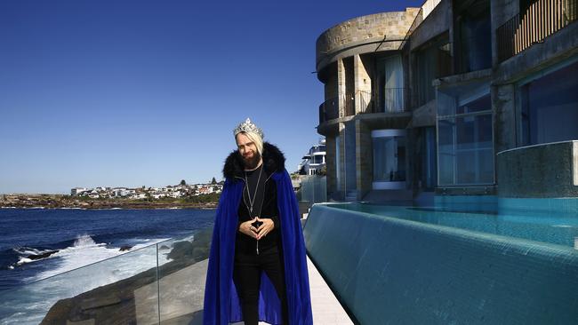 Finder.com.au founder Fred Schebesta in his Coogee Castle, which features on the list of NSW’s Top 50 Homes. Picture: John Appleyard