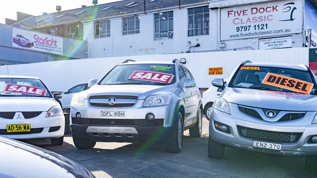 Moody’s expects used-car prices to fall 10 per cent in 2023. Picture: Monique Harmer