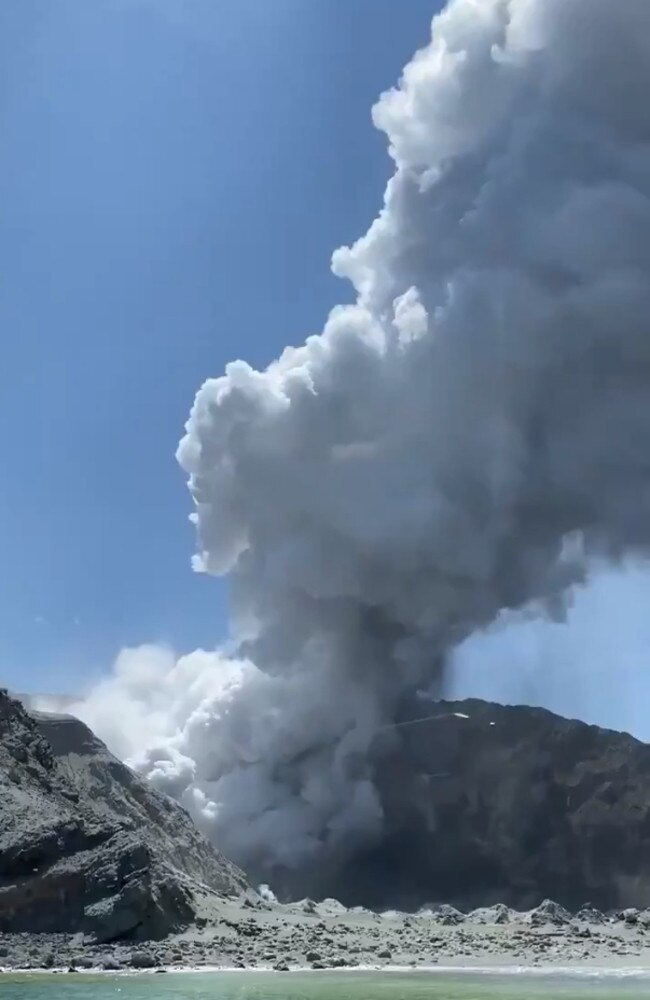 The aftermath of the White Island volcano eruption. Picture: Michael Schade